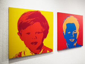 Bildbearbeitung, Stiliserung Warhol, Portrait eines Kindes